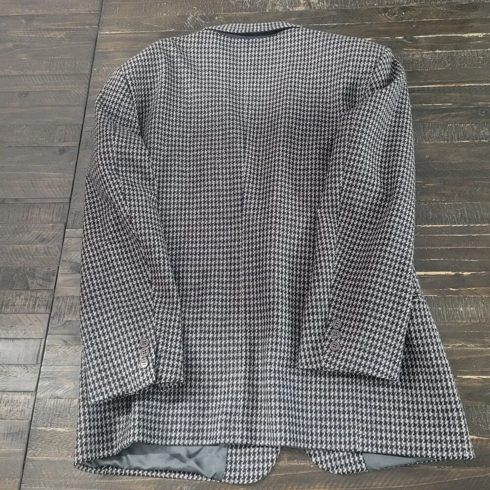 VALENTINO UOMO Made in Italy VTG Cashmere, Virgin Wool Blazer Jacket Size 44 R